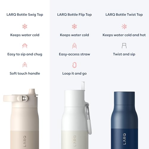 Swig Top Insulated Stainless Steel Water Bottle with Straw and Handle