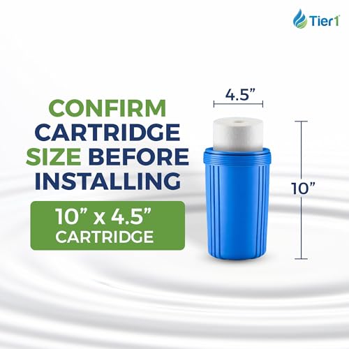 5 Micron 4.5" × 10" Whole House Water Filter (6 Count)