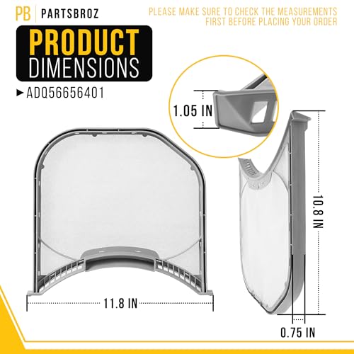 ADQ56656401 Dryer Lint Filter Screen for LG Kenmore PS3531962 AP4457244