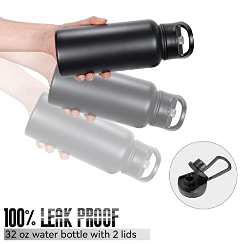 32 oz Insulated Water Bottle Bulk 4 Pack (4 Count)