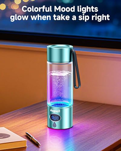 360ml Portable Hydrogen Water Bottle Generator with PEM