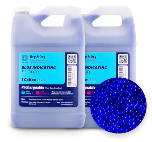 15 LBS] Blue Indicating Silica Gel Beads