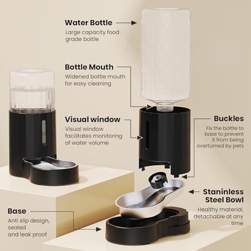 Elevated Dog Water Bowl Dispenser 8L
