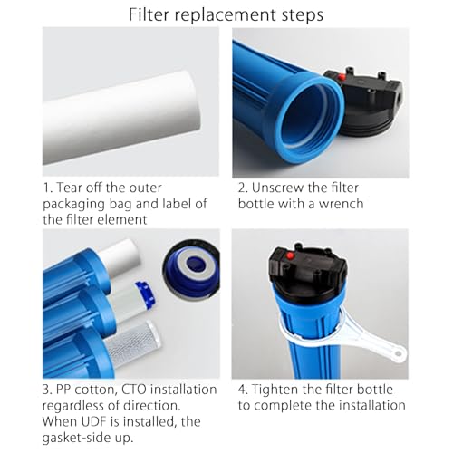 20" x 2.5" Cation Resin Water Softener Cartridge