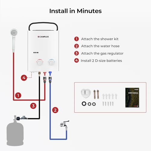 CAMPLUX Tankless Water Heater Outdoor