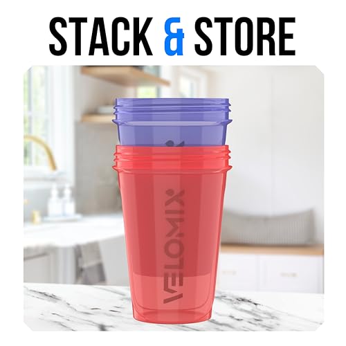 2 Pack 20oz Protein Shaker Bottle for Protein Mixes (2 Count)