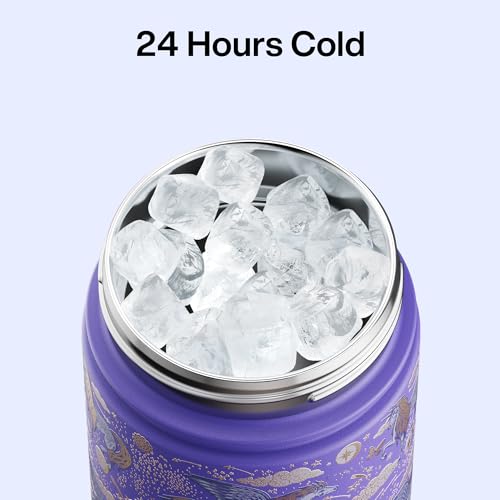 Insulated Water Bottle with Straw Stainless Steel Water Bottle