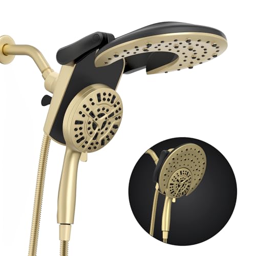 Foldable Rainfall Shower Head 9 Spray Settings