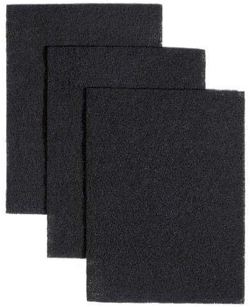 Replacement Charcoal Filter Pads Compatible With Broan-NuTone BP58 & 43000 Series Range Hoods - 7.75" x 10.5" - 3-Pack