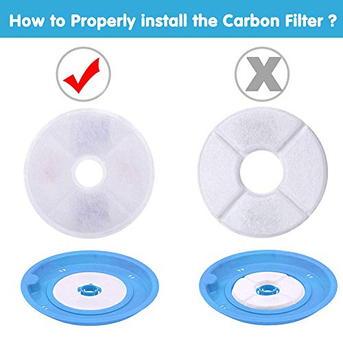 12 Pack Cat Water Fountain Filters (12 Count)