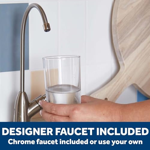 3 Stage Reverse Osmosis Under Sink Water Filtration System with Faucet