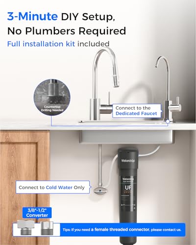 15UB UF 0.01 μm Ultra Filtration Under Sink Water Filter System