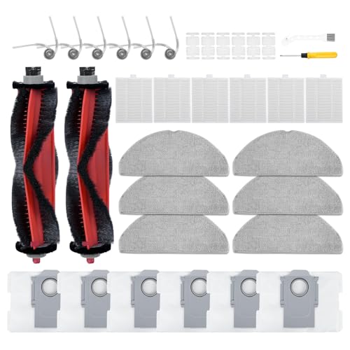 34 Pcs Q7 M5+ Replacement Accessories Compatible with Roborock (33 Count)
