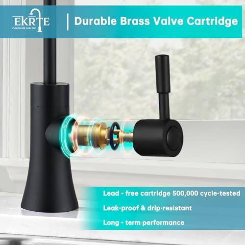 Matte Black Drinking Water Faucet for Kitchen Sink
