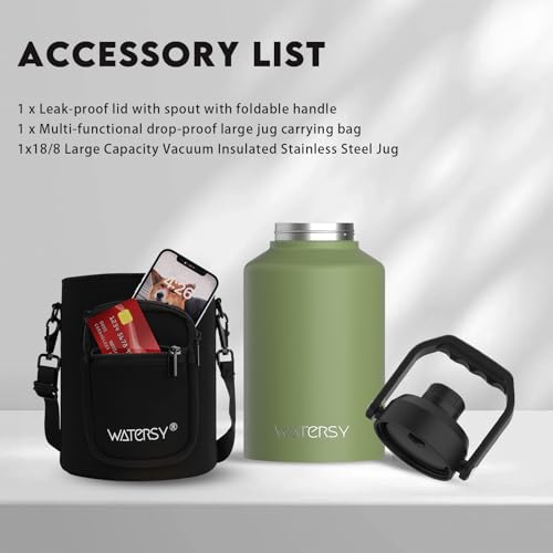 1 Gallon Water Bottle Insulated