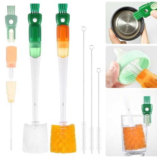 5Pcs Water Bottle Cleaner Brush Set 5 in 1 Cup Straw Cleaning Brush (5 Count)