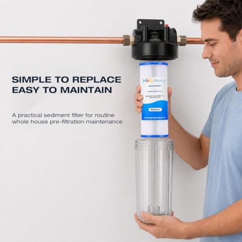 5Micron Water Filter 10 x 4.5 Sediment Filter for Well Water