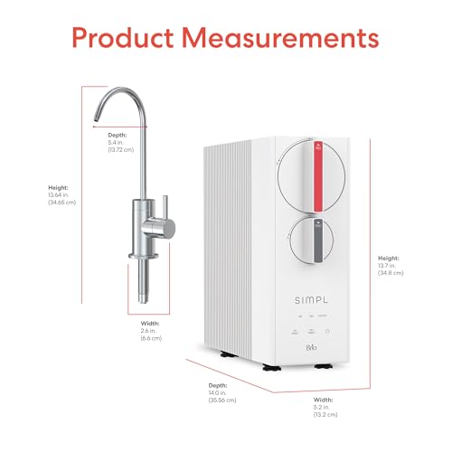 SIMPL Reverse Osmosis Tankless Water Filter System for Clean Drinking Water