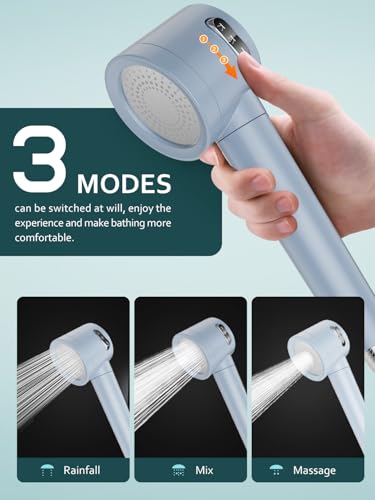 Filtered Shower Head with Handheld