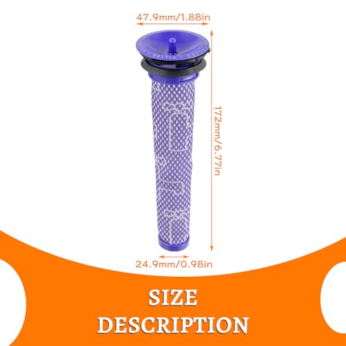 5 Pack Replacement Vacuum Filter for Dy