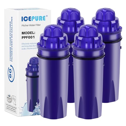PPF001 Pitcher Water Filter Replacement for Pur CRF950Z (4 Count)