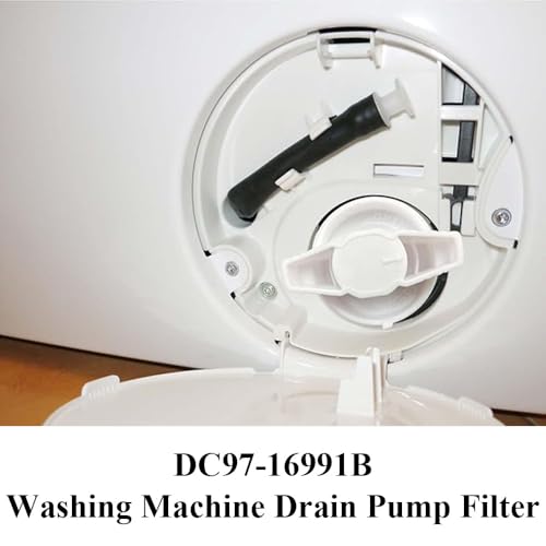 DC97 16991B Washing Machine Drain Pump Filter Compatible with Samsung Washing Machine WF42H5600AW