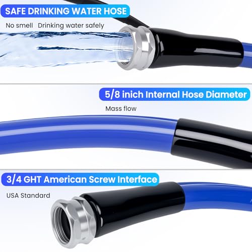 100FT Heated Water Hose for RV