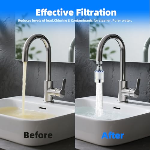 2 Pack Sink Water Filter Faucet