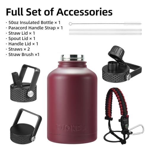 50oz Large Insulated Water Bottle