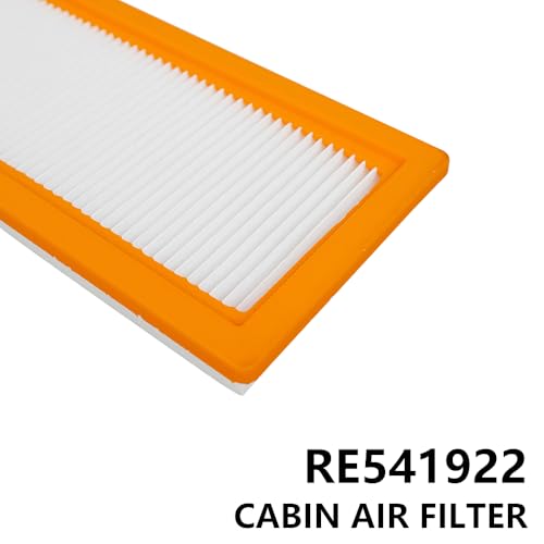 2pcs RE198488 Cabin Air Filter Compatible with JD Tractor 5525 5320 5325 5420 5425 5525 5725 6110D 6115D 6140D 6603 Replaces RE73220 (2 Count)
