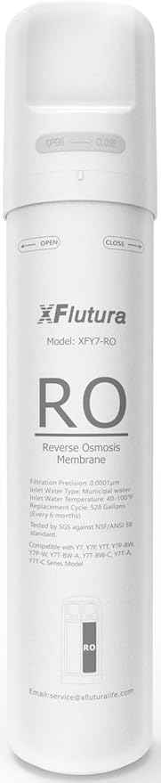 Y7/Y7P/Y7T Series RO Filter Replacement Cartridge Compatible with SimPure Y7, Y7P, Y7T, Y7P-BW, Y7P-W, Y7T-BW-A, Y7T-BW-C, Y7T-A, Y7T-C Series Water Filter, 6 Months Replacement Cartridge (1 Pack)