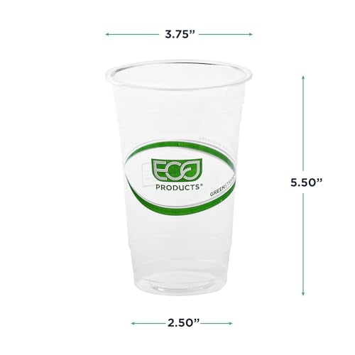 GreenStripe Clear Disposable Cold Cups (1000 Count)