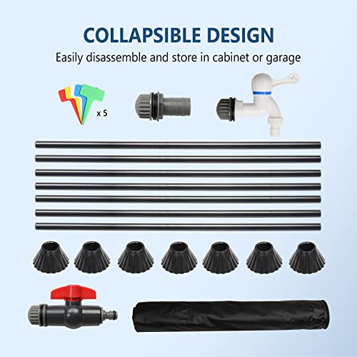 Upgraded 100 Gallon Collapsible Rain Barrel