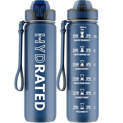Water Bottle with Straw