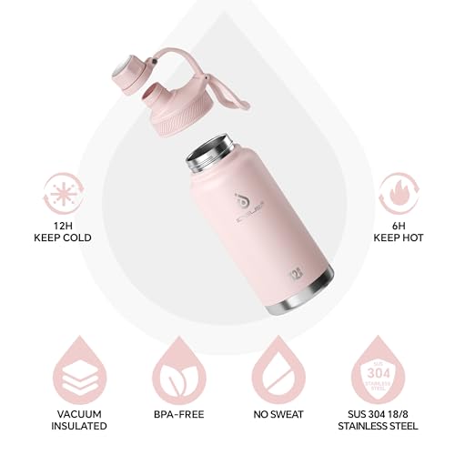 32oz Stainless Steel Insulated Bottle with 2 Leak