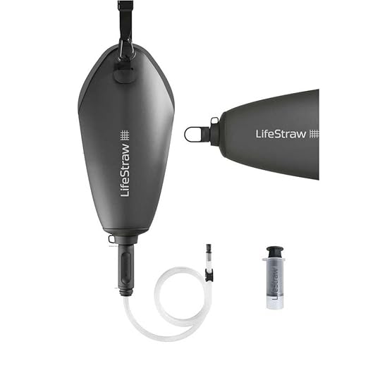 LifeStraw Peak Series Compact Gravity Water Filter System; 3L; Dark Mountain Gray