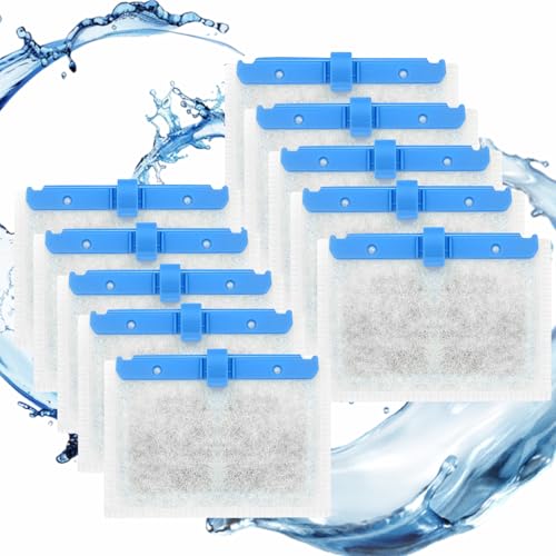10 Pack Small Replacement Filters Cartridges withQuietFlow (10 Count)