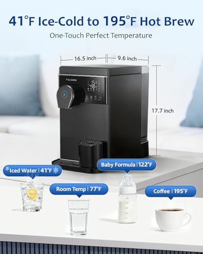 Hot and Cold Countertop Reverse Osmosis Water Filter System