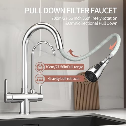 Kitchen Sink Faucet with Pull