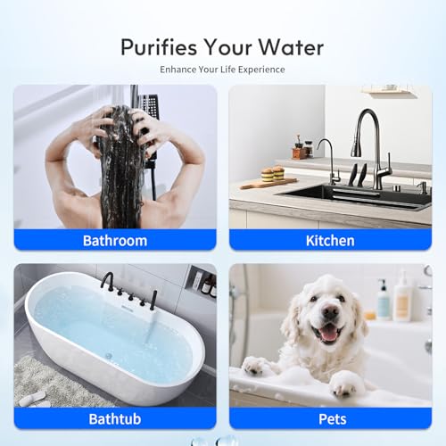 PRO Carbon Shower Head Filter System for Hard Water