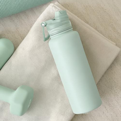 Stainless Steel Water Bottle with Strap 32oz