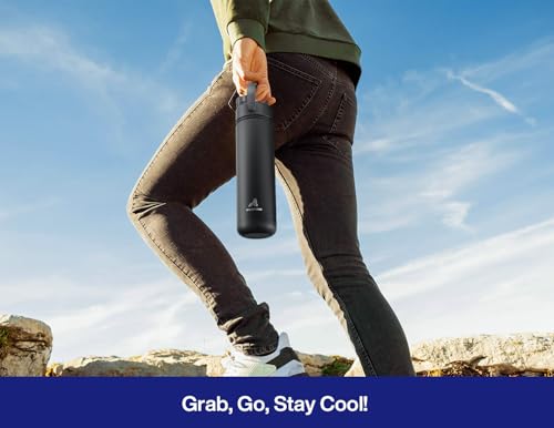 26 oz Insulated Water Bottle with 2