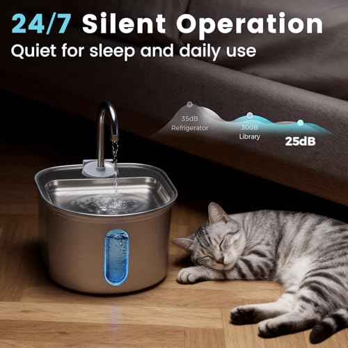 Stainless Steel Cat Water Fountain