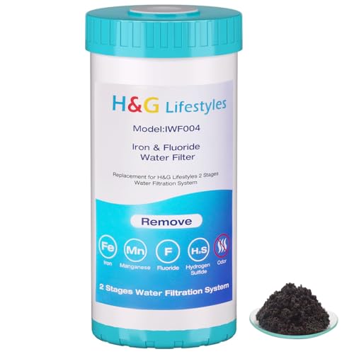 10" x 4.5" Iron Water Filter Cartridge for Well Water