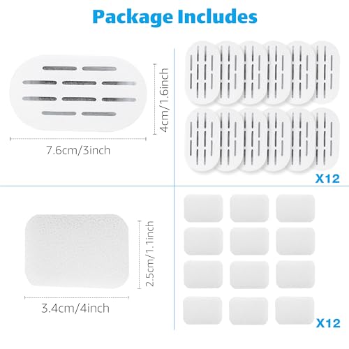 Ceramic Cat Water Fountain Filters (24 Count)