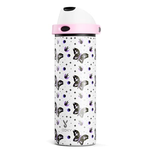 24 oz Insulated Water Bottle with Straw