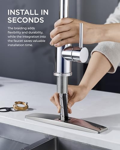 Kitchen Faucet with Pull Down Sprayer