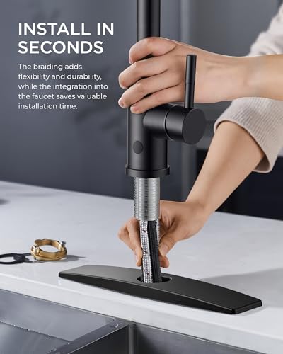Touchless Kitchen Faucet with Pull Down Sprayer