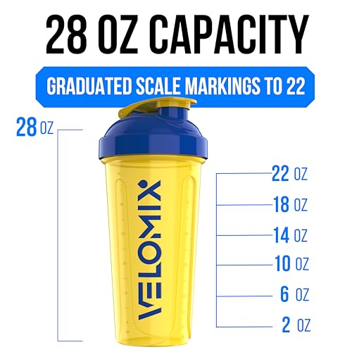 2 Pack 28oz Protein Shaker Bottle for Protein Mixes (2 Count)