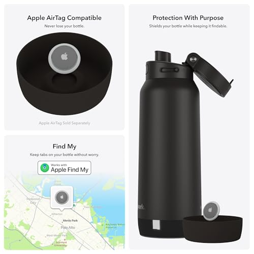 HidrateSpark 32oz Chug Water Bottle with Silicone Boot